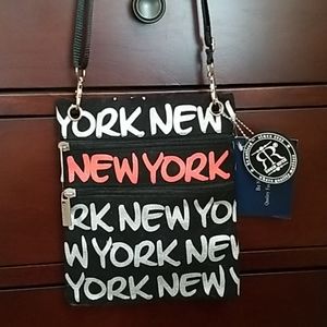 New York cross body bag.